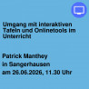Umgang mit interaktiven Tafeln und Onlinetools im Unterricht